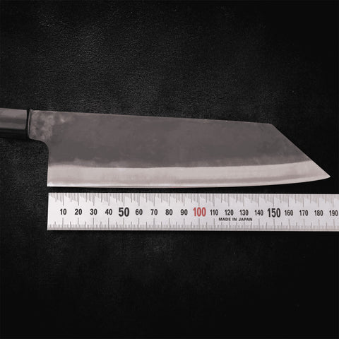 Bunka Blue Steel #1 Kurouchi Buffalo Magnolia Handle 190mm - Kasumi Japan