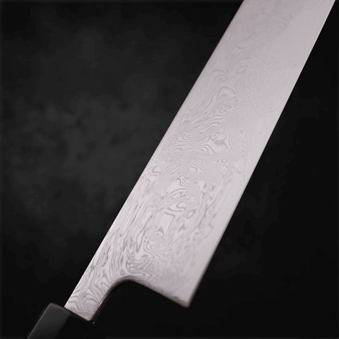 Bunka SLD Wave Nickel Damascus 170mm - Kasumi Japan
