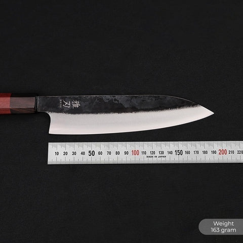 Gyuto Knife – Blue Steel Red Ebony Series 190mm/7.4in
