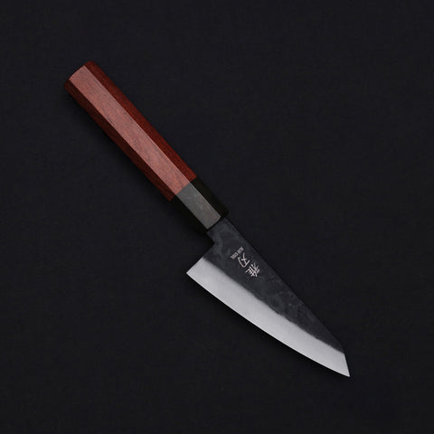 Honesuki Blue Steel Red Ebony Wood Handle 150mm/5.9in