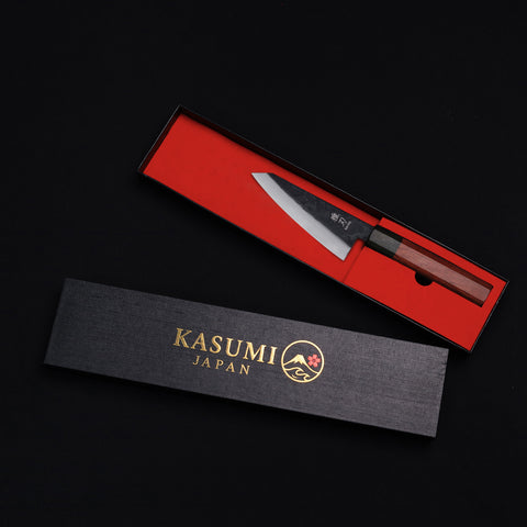Honesuki Blue Steel Red Ebony Wood Handle 150mm/5.9in