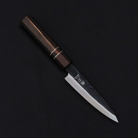 Petty Blue Steel Ebony Wood Handle 5.5in / 140mm
