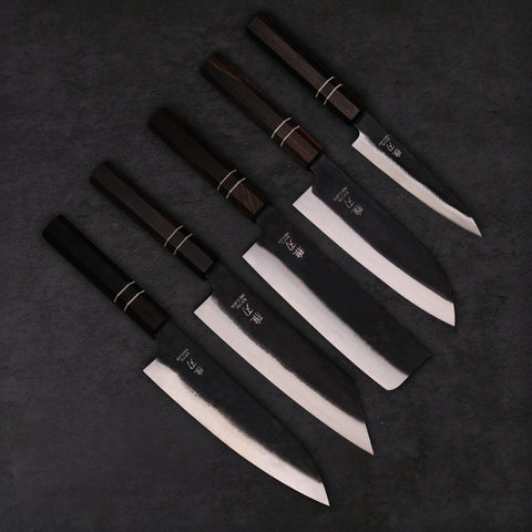 5‑Piece Ultimate Home Cook Bundle | Japanese Knife Set (Gyuto, Nakiri, Petty, Santoku, Bunka) Custom