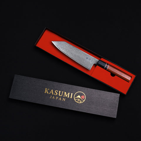 Master Set - Red Ebony Damascus Series (Bunka, Nakiri, Petty)