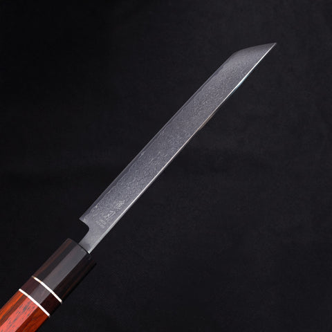 Nakiri Damascus VG10 Ebony Wood Handle + Whetstone