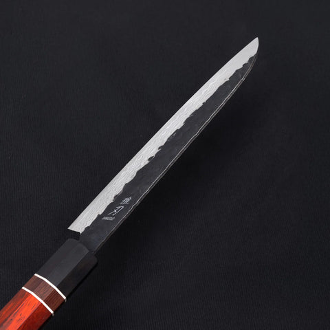 Gyuto Aogami Damascus Red Ebony Wood Handle + Whetstone
