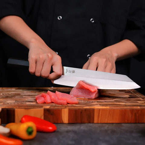 3-Piece VG-10 Ebony Wood Handle Knife Set