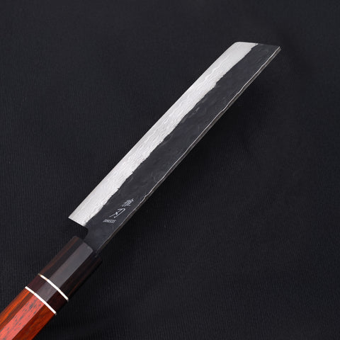 Nakiri Knife - Damascus 2 Red Ebony Wood Handle