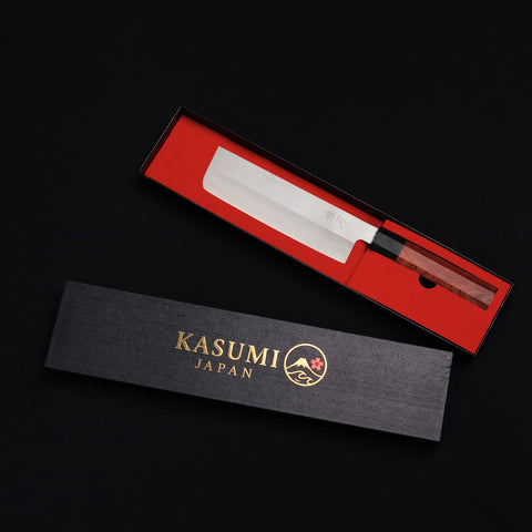 Nakiri Knife – Red Ebony VG-10 Series 180mm/7in