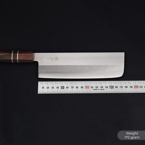 Nakiri VG-10 Ebony Wood Handle 180mm/7in