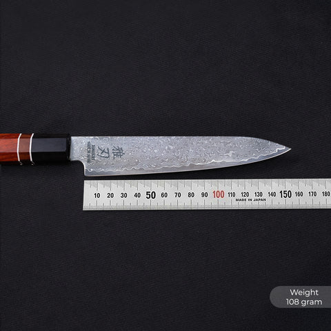 K11 Petty Knife –  Damascus 155mm Red Ebony Series