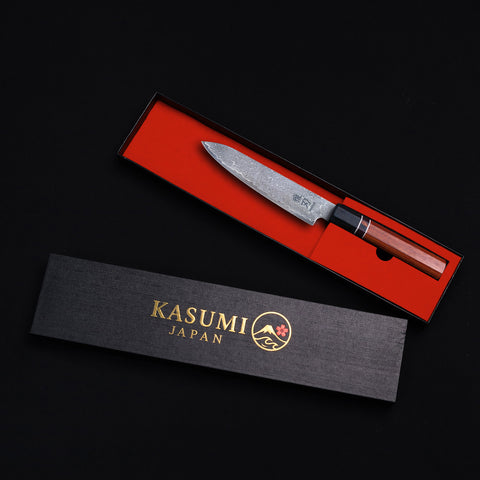 Complete 5-Piece Knife Set - Damascus VG10 Ebony Wood Handle