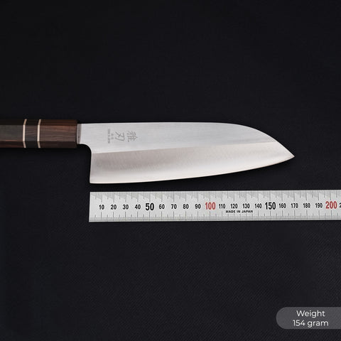 Santoku VG-10 Ebony Wood Handle 170mm Custom