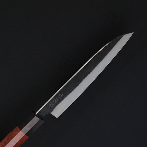 Santoku Blue Steel Red Ebony Wood Handle 170mm/6.7in