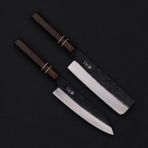 2‑Piece Everyday Essential Set - Japanese Kitchen Knives (Gyuto + Nakiri)