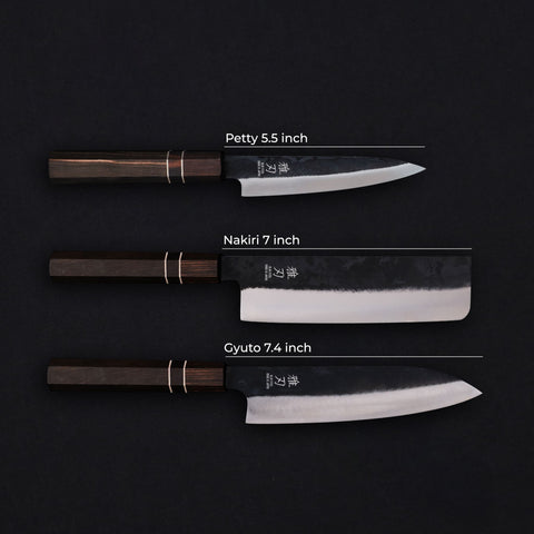 3‑Piece Family Prep Set (Gyuto, Nakiri, Petty)