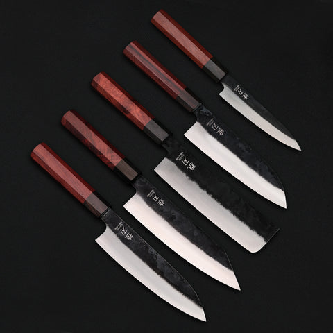 5‑Piece Ultimate Home Cook Bundle (Gyuto, Nakiri, Petty, Santoku, Bunka)
