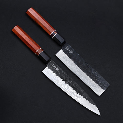 Essential Duo | Red Ebony Series | Gyuto + Nakiri