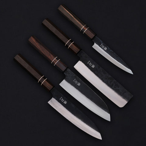 4‑Piece Complete Kitchen Set | Japanese Knife Bundle (Gyuto, Nakiri, Petty, Santoku)