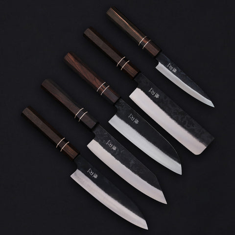 5‑Piece Ultimate Home Cook Bundle (Gyuto, Nakiri, Petty, Santoku, Bunka)